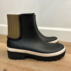 Tory Burch Hurricane Ankle Men’s Black Boots Size 11 Excellent Condition
